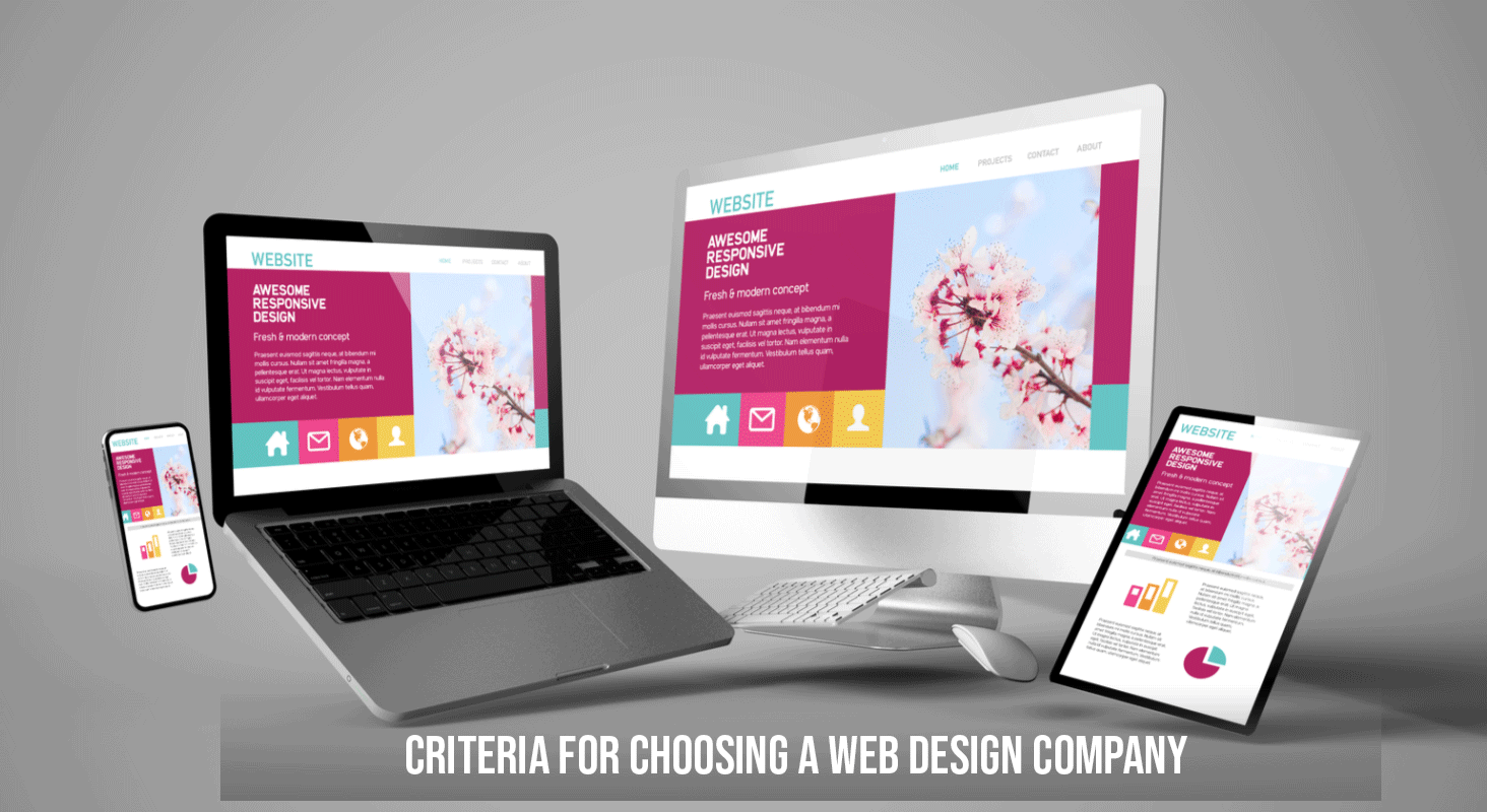 Criteria for choosing a web design company