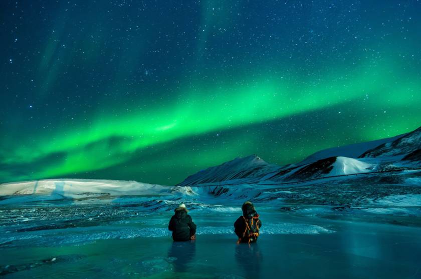 Alaska USA northern lights-polar lights