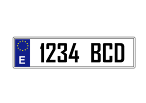 customised license plates