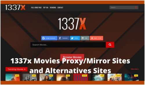 Best Free 1337x Movies Proxy/Mirror Sites and Alternatives Sites
