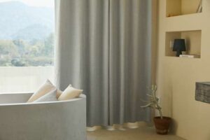 Soundproof curtains for door