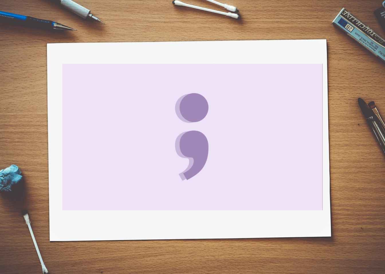 how to use a semicolon