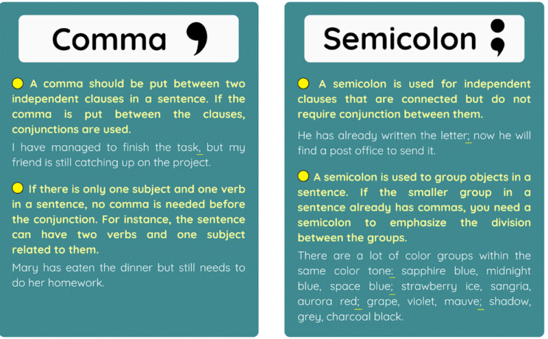 How to Use a Semicolon