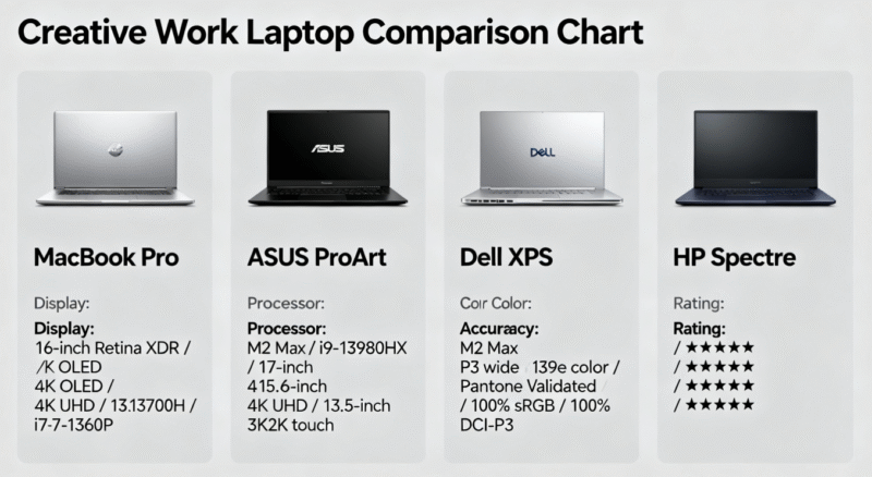 Best Laptops for Creative Work