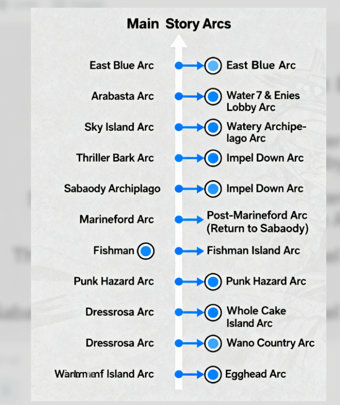 One Piece Arc List Guide