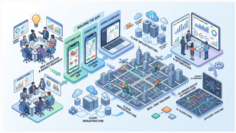 How to Launch an On-Demand Delivery App