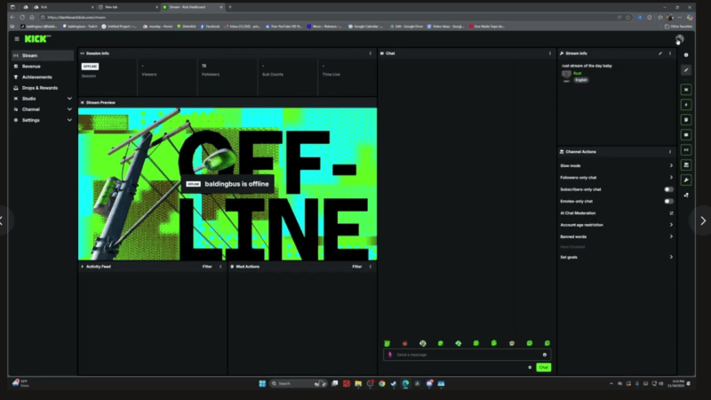 How to Change Game on Kick Stream Without Ending Your Stream