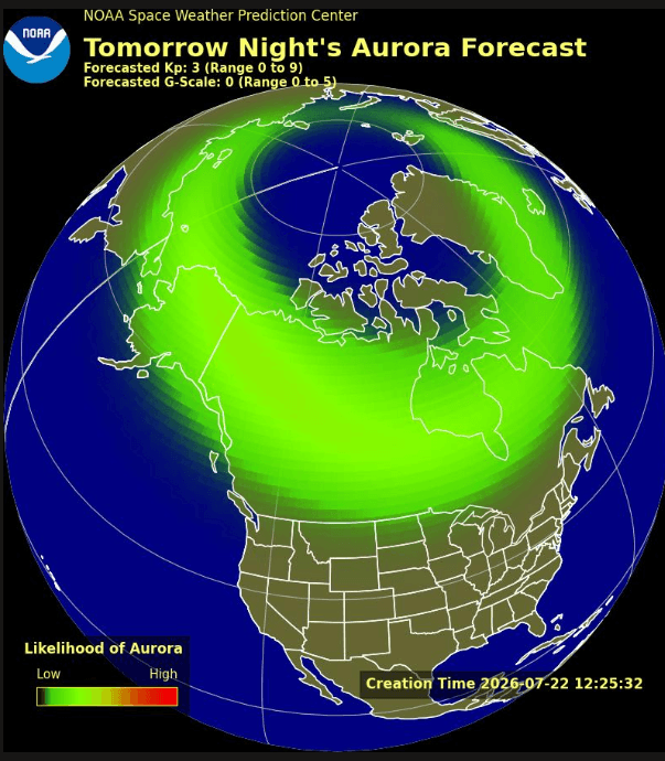 july noaa northern lights forecast