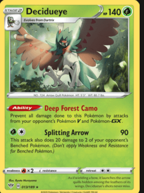 Pokémon TCG Decidueye ex Deck